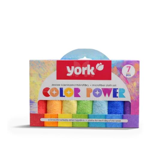 Набор микрофибровых салфеток Color Power, 7 шт.