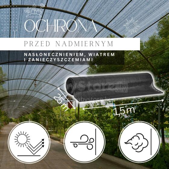 Varjuvõrk Springos SN0022 140 g/m2 1,5x25m 100 riba