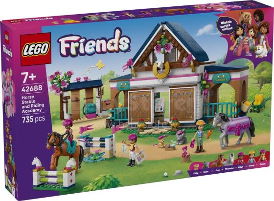 LEGO Friends Hobusetall ja Ratsakool