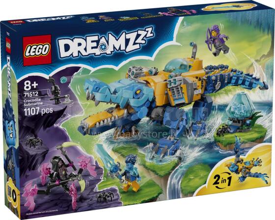 LEGO DREAMZzz Krokodilli Allveelaev