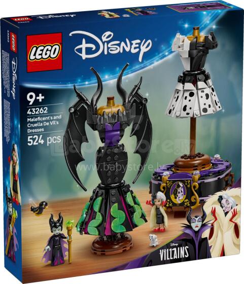 LEGO Disney Maleficenti ja Cruella De Vil'i kleidid