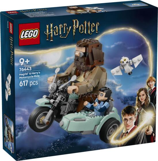 LEGO Harry Potter Hagrid ja Harry mootorrattasõit