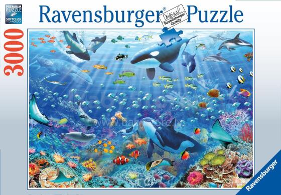 Ravensburger pusle 3000 tk Allveemaailm