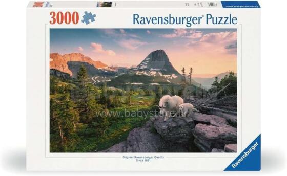 Ravensburgeri pusle 3000 tk Alpi ibeksi pojaga