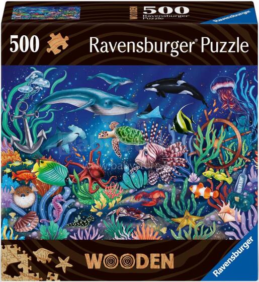 Ravensburger Puitpuzzle 500 tk Allveemaailm