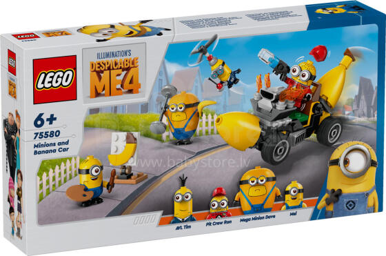 LEGO Minions Minionid ja Banaaniauto