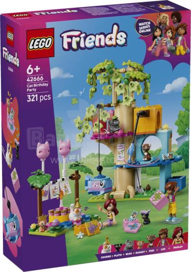 LEGO Friends Kassi Sünnipäeva Peo ja Puu Maja