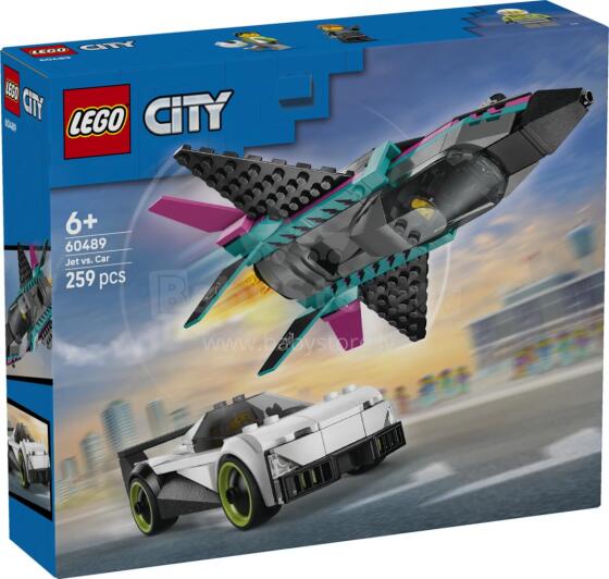 LEGO City Jet vs. Auto