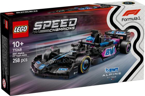 LEGO Speed Champions BWT Alpine F1 Team A524 võidusõid auto