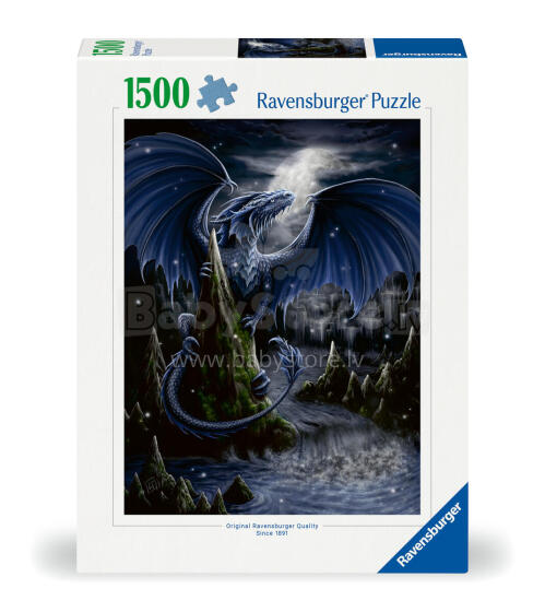 Ravensburger Pusle 1500 tk Must Draakon