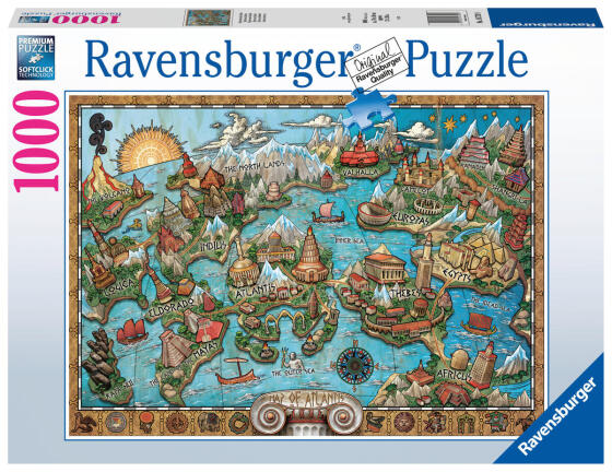 Ravensburger Pusle 1000 tk Atlantis