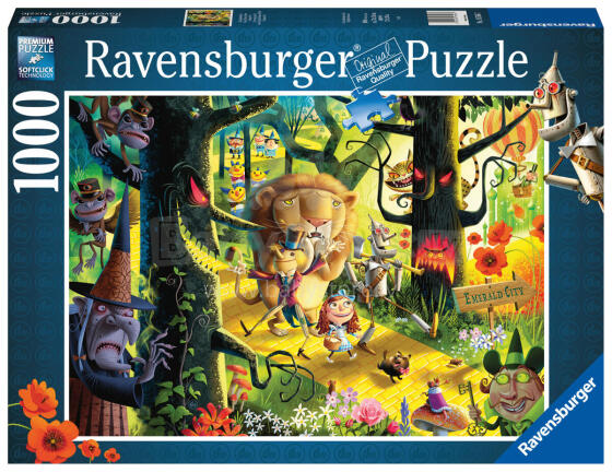 Ravensburger Pusle 1000 tk Lõvid, Tiigrid, Karud