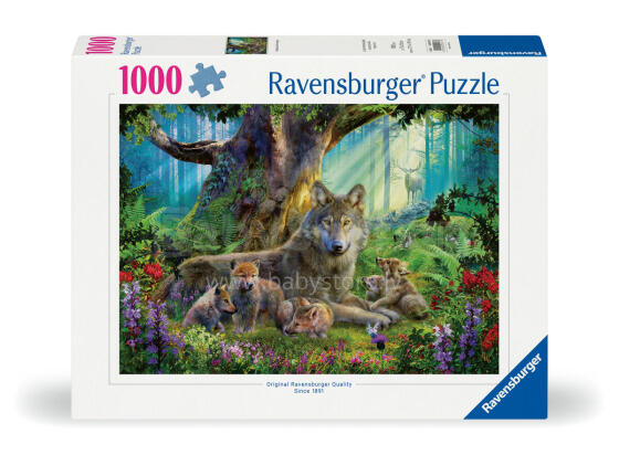 Ravensburger pusle 1000 tk Huntide metsas