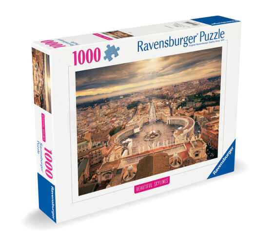 Пазл Ravensburger 1000 деталей: Красивые горизонты Рима