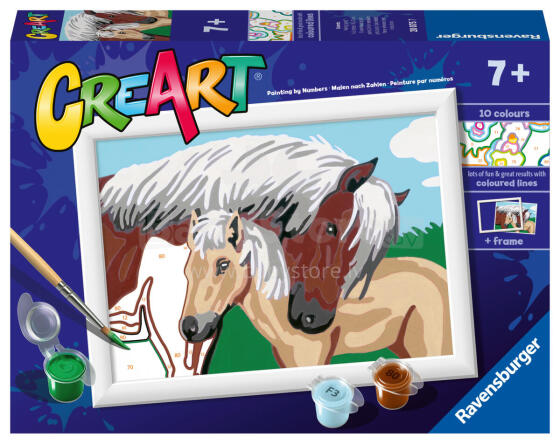 Ravensburger Värvi numbrite järgi Ema ja Vasikas