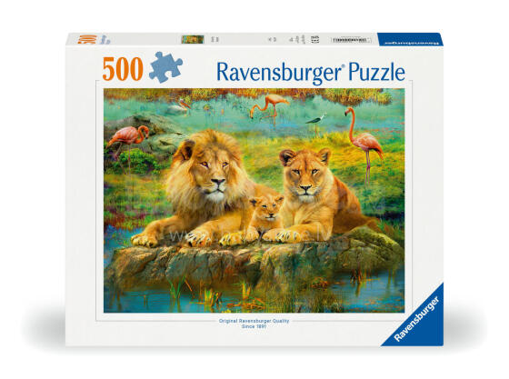 Ravensburger Pusle 500tk Lõvid Savannas 
