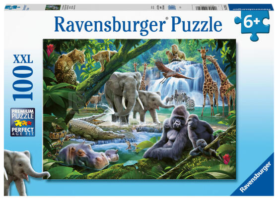 Ravensburger pusle 100 tk Džungli pere
