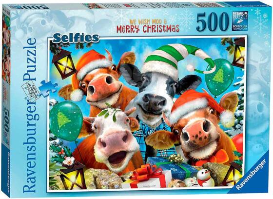 Ravensburger Pusle 500 tk Häid Jõule Loomad
