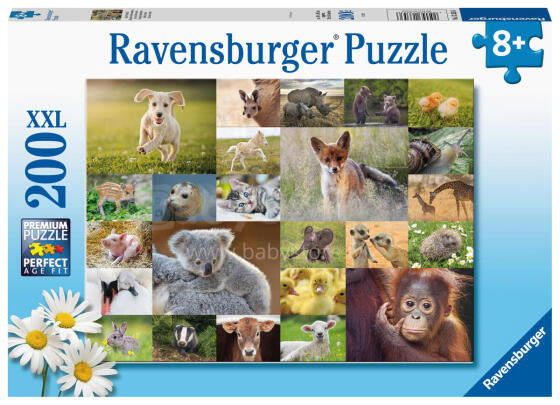 
Ravensburger pusle 200 tk Beebiloomad