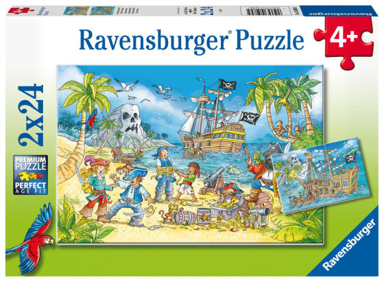 Ravensburger Pusle 2x24 tk Piraadid