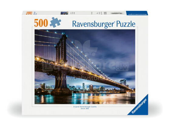 Ravensburger Pusle 500 tk Unetu Linn New York