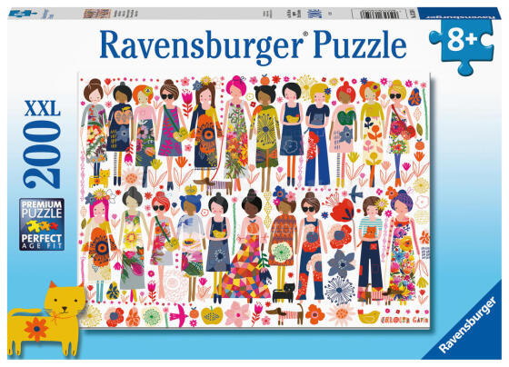Ravensburger pusle 200 tk Lilled ja Sõbrad