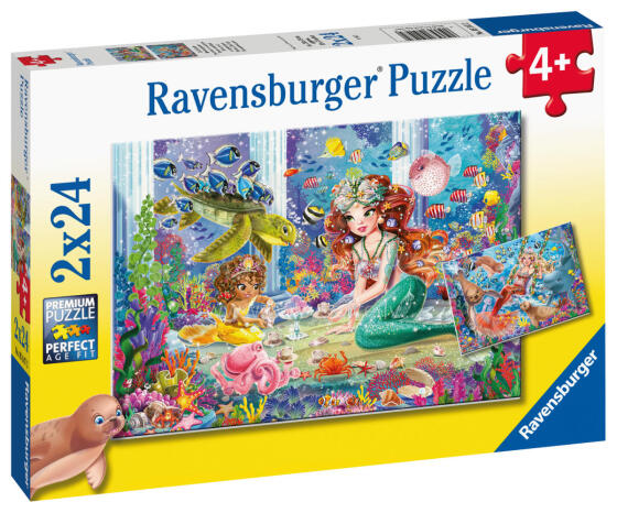 Ravensburger Pusle 2x24 tk Merineitsid