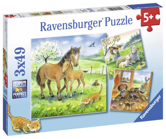 Ravensburger Puzzle 3x49 tk Kallistusaeg