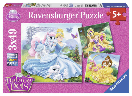 
Ravensburger Pusle  3x49 tk Printsessid