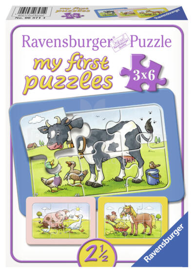 Ravensburger Minu Esimesed Pusled 3x6 tk