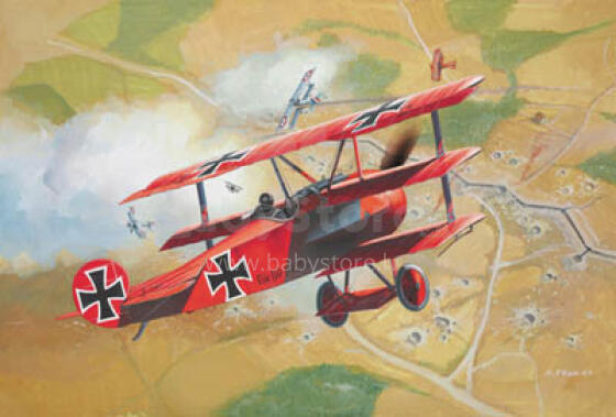 Revelli plastmudel Fokker DR.1 1:72