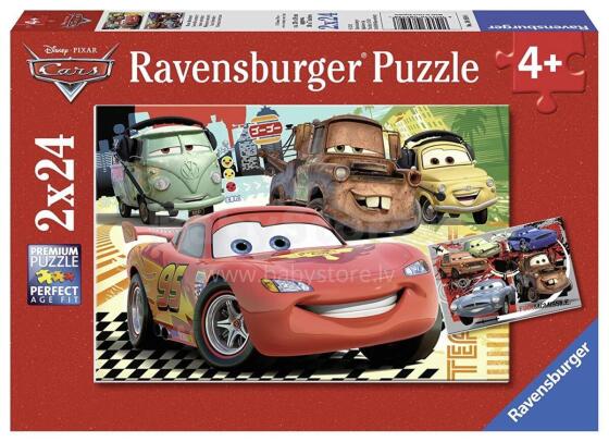 Пазл Ravensburger 2x24 шт. Машинки