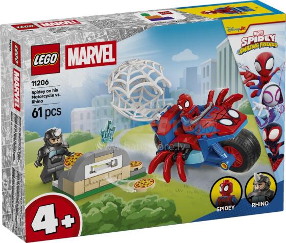 LEGO Spidey mootorrattal vs. Rhino