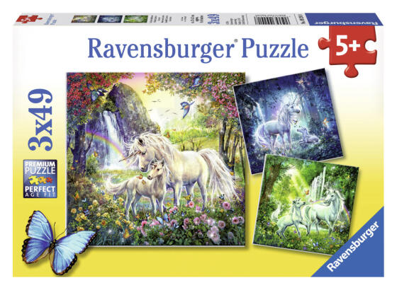Ravensburger Pusle 3x49 tk Kaunid Ükssarved