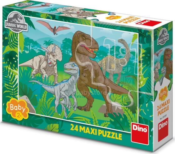 Dino pusle 24 tk, Dinosaurusete maailm