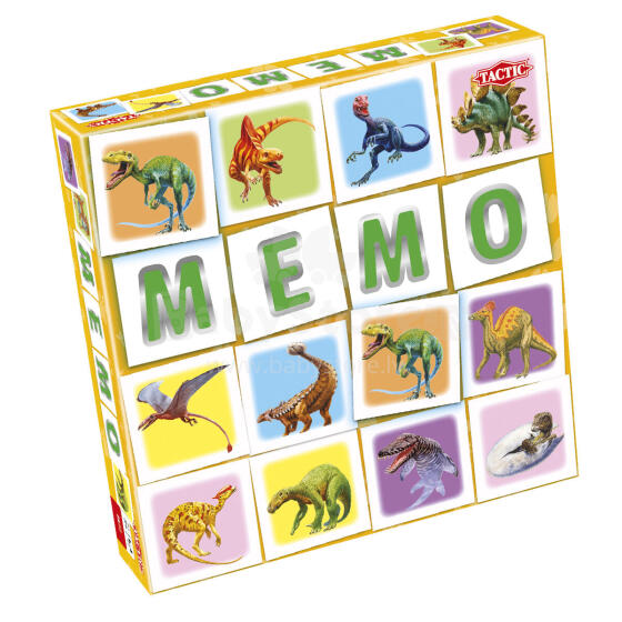 Taktikaline lauamäng Memo Dinosaurus