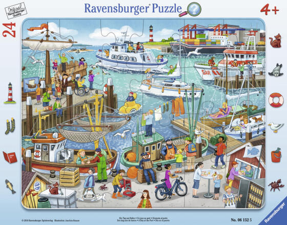 Ravensburger raamipusle 24 tk Päev sadamas