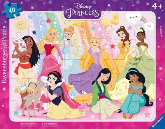 Ravensburger Frame Puzzle 40 tk Meie Disney printsessid