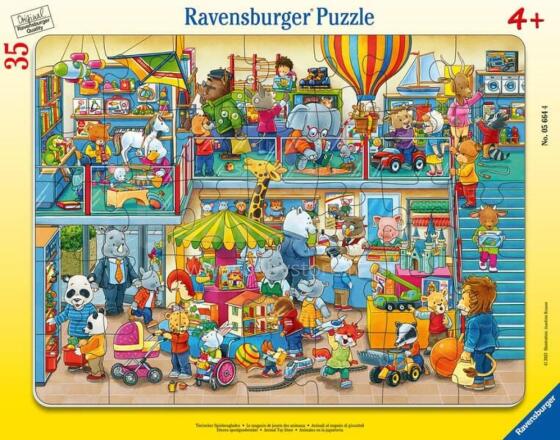 
Ravensburger Frame Puzzle 35 tk Loomade Mänguasjade Pood