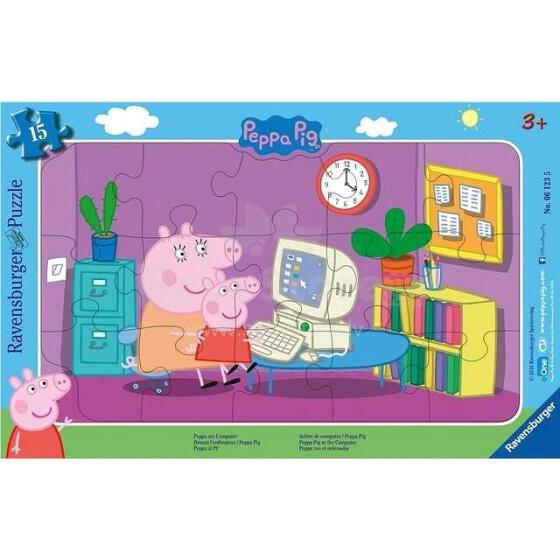 Ravensburger Frame Puzzle 15 tk Peppa Pig