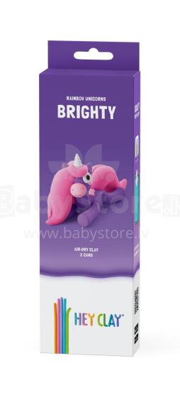 HEY CLAY modelleerimissavi Unicorn Brighty 3tk