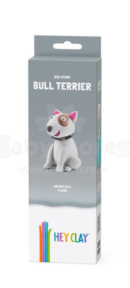 HEY CLAY Modelleerimisplastili Bull Terrier 3 tk
