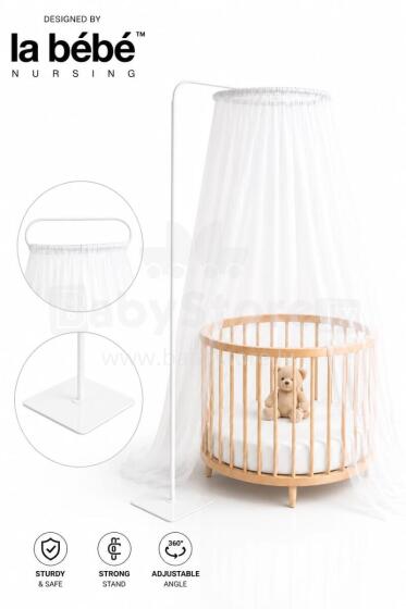 La Bebe™ Canopy Stand Art.294745 White Stabiilne põrandaalus (kinnitus) varikatuse jaoks