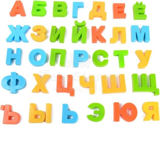 Magnetic Alphabet Art.294958 Magnētiskie burti (krie. val.)