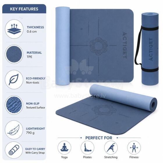 Frogeez Fitness Mat Art.ACT0021 Blue Treeningmatt