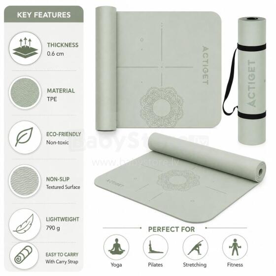 Frogeez Fitness Mat Art.ACT0022 Mint Treeningmatt
