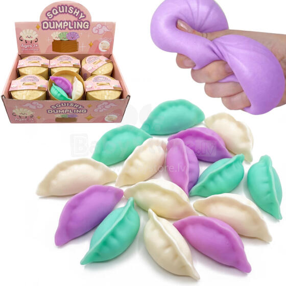 Bebe Basic Squishy Mesh Mystery Dumpling Art.295004 Stressivastane pehme silikoonpall (squishy)