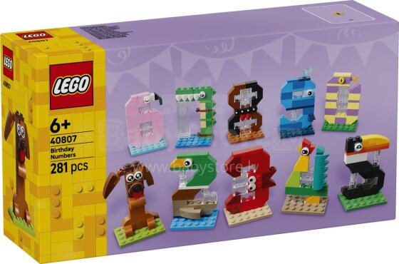 LEGO Ikoonilised Sünnipäeva Numbrid