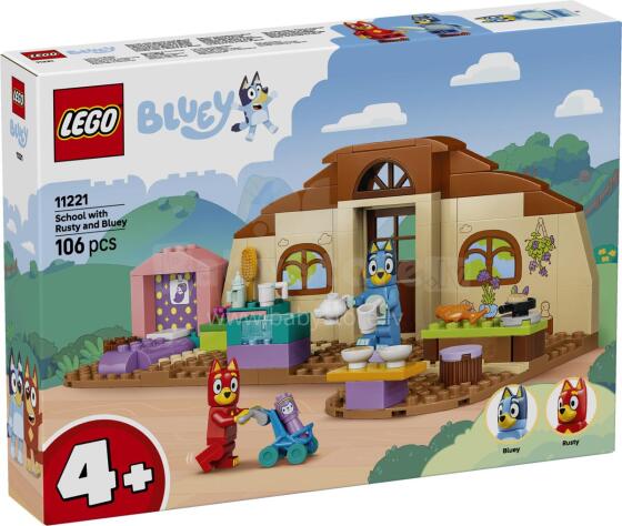 LEGO Bluey Kool koos Rusty ja Blueyga