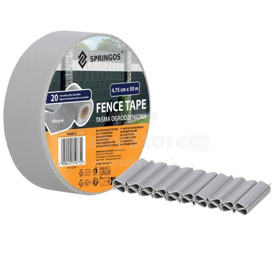 Helehall aiapiirde lint 4,75 cm x 50 m, 450 g/m² FN0013